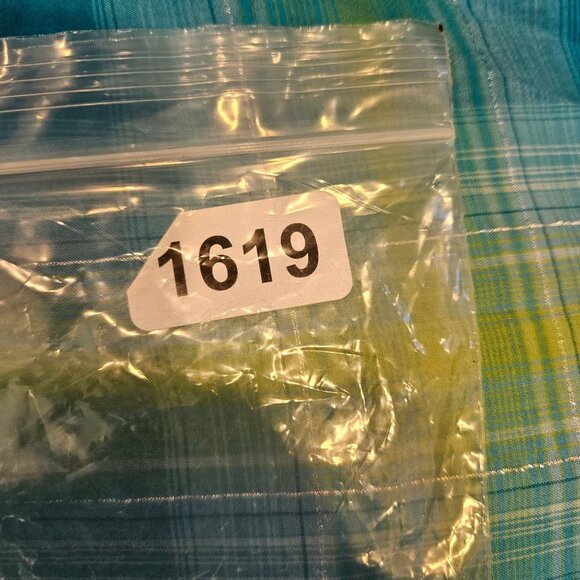 Catherines Plaid Peasant Top Womens 3X Turquoise Green silver Embroidery peasant - Picture 12 of 13